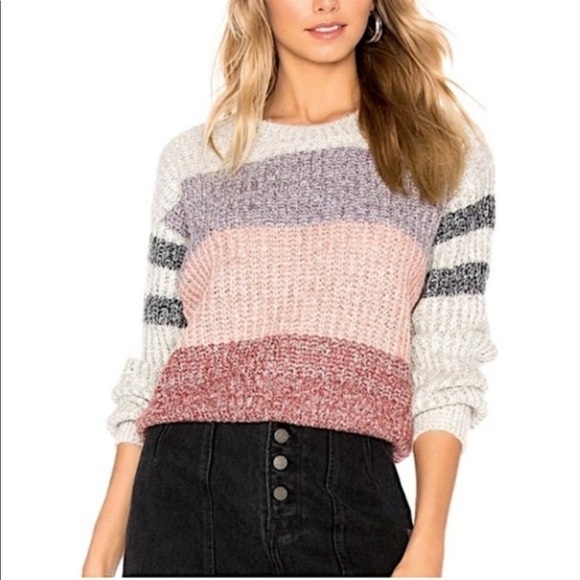 HEARTLOOM Elise Chunky Knit Striped Sweater - Picture 1 of 6